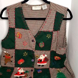 Vintage Christmas Vest